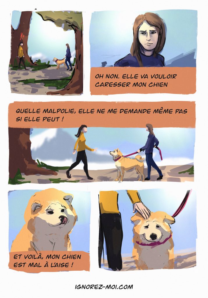 Je veux caresser un chien