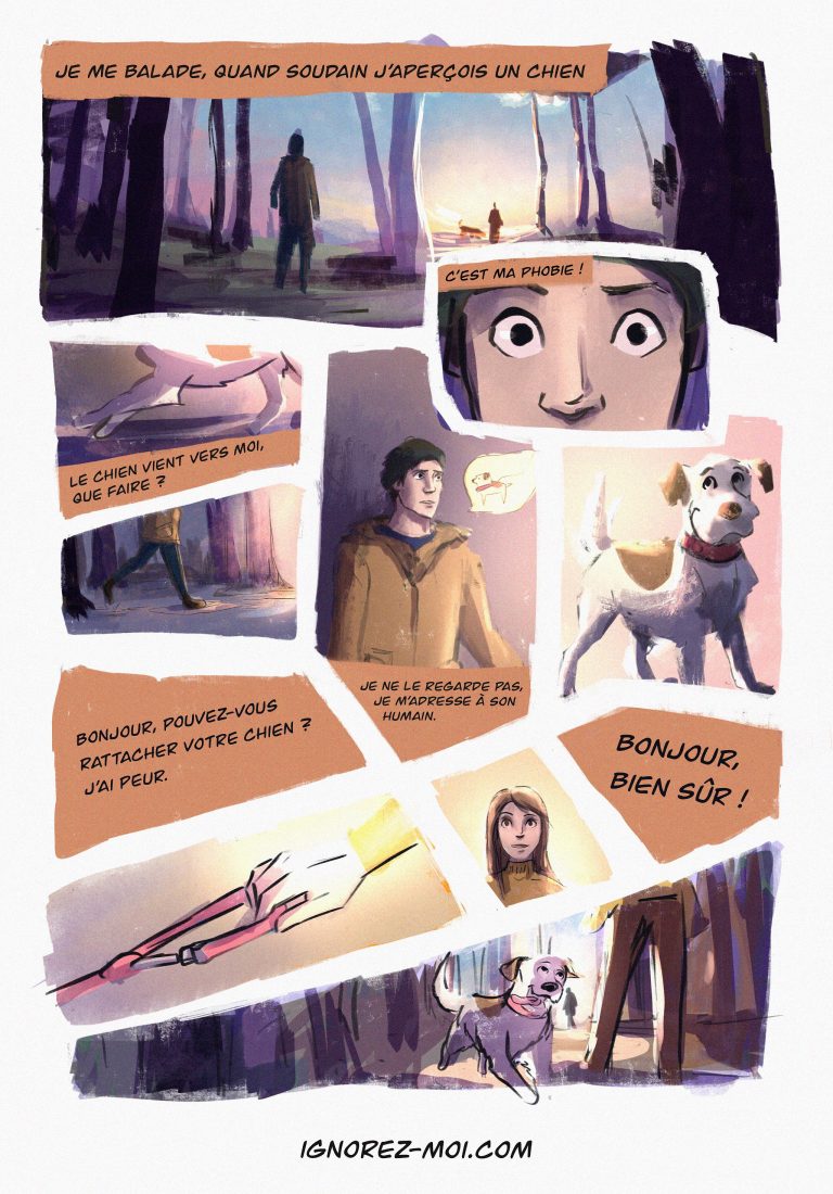 J'ai peur des chiens