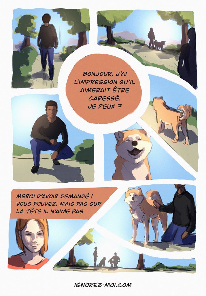 Je veux caresser un chien