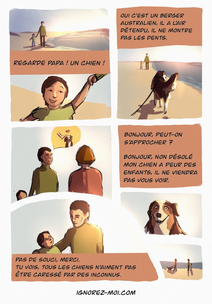 Comment enseigner à un enfant l'approche d'un chien