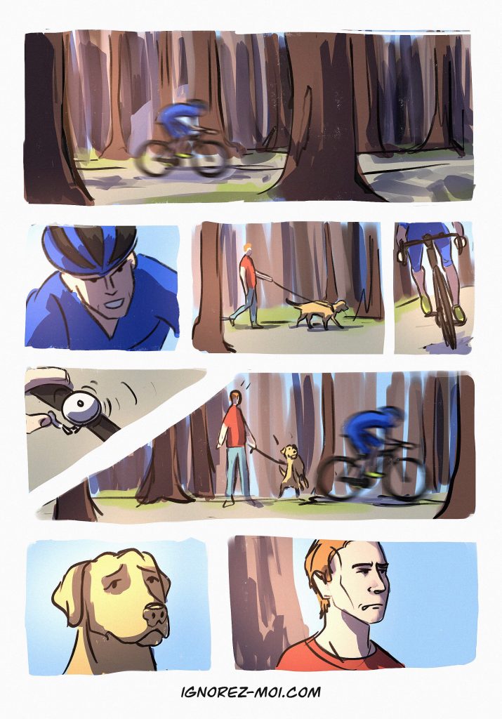 Ne pas faire vélo rencontre chien